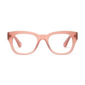 Caddis Miklos Blue Light Glasses - Matte Frosted Pink